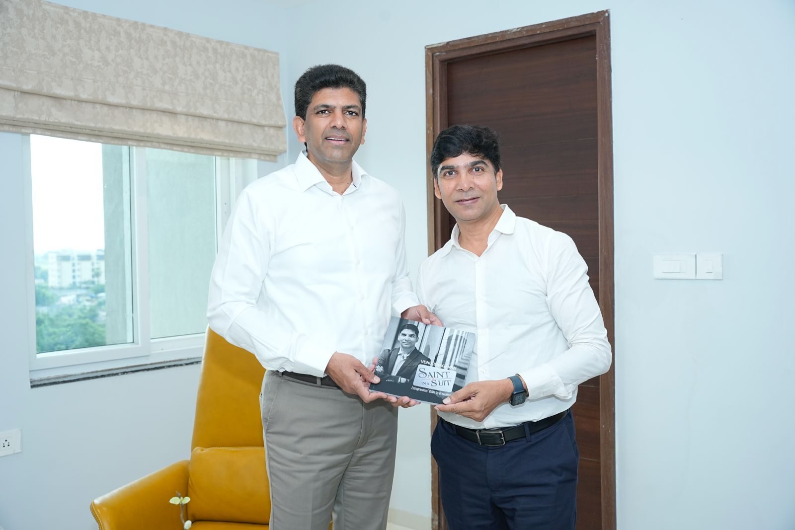 Venu Bhagavan in a private one-to-one session